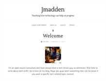 Tablet Screenshot of jmadden.info